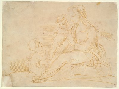 Madonna e Bambino con San Giovanni da Unknown