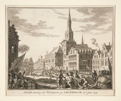 Attacco fallito degli Anabattisti ad Amsterdam da Unknown