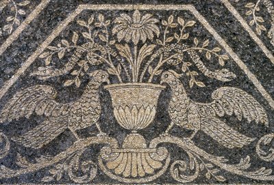 Mosaico e decorazioni murali, Ninfeo a Villa Litta Visconti Borromeo Arese, Lainate, Lombardia, Italia da Unknown