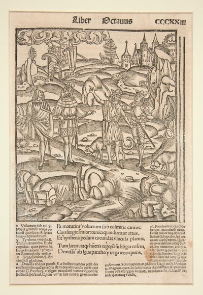 Pagina dal Virgilio di Strasburgo, 1502 da Unknown