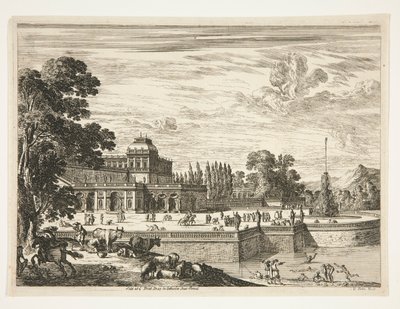Palazzo e giardini da Unknown