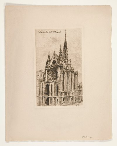 Parigi, La Sainte-Chapelle da Unknown
