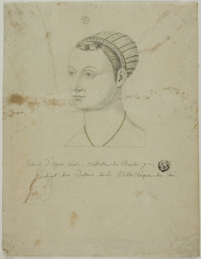Ritratto di Agnès Sorel da Unknown