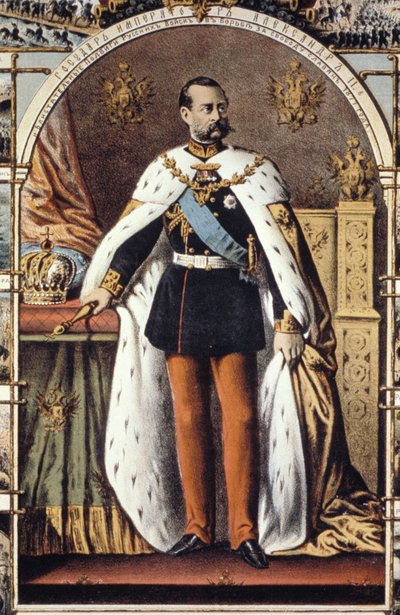 Ritratto dello zar Alessandro II, imperatore di Russia da Unknown