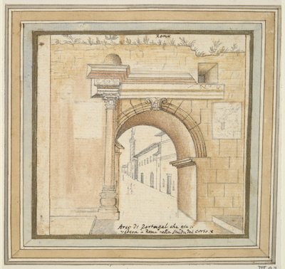 Arco portoghese a Roma da Unknown