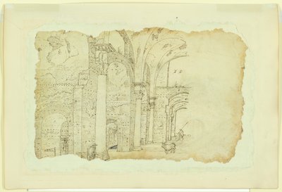 Rovine delle Terme di Diocleziano (recto); Un