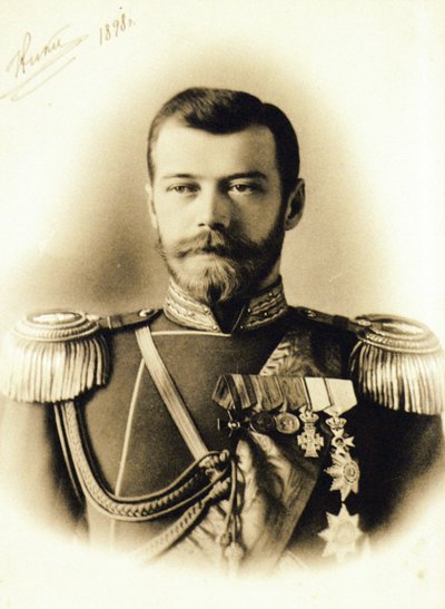 Imperatore russo, zar Nicola II, 1898. da Unknown