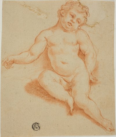 Putto seduto da Unknown