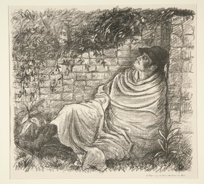 Uomo che dorme da Unknown