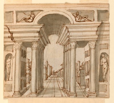 Scenografia: Prospettiva Architettonica da Unknown