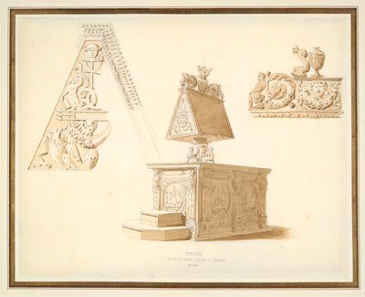 Studi di un leggio a Perugia da Unknown