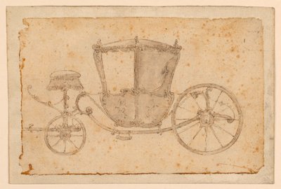 Studio di una carrozza da Unknown