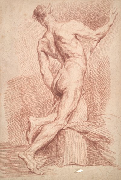 Studio di nudo maschile da Unknown