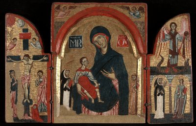 Trittico: Vergine e Bambino con i Santi Domenico e Francesco; La Crocifissione; San Michele con i Santi Pietro Martire e Caterina d