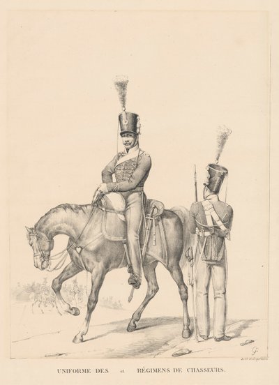 Uniforme dei reggimenti di cacciatori (Uniformi di cavalleria) da Unknown