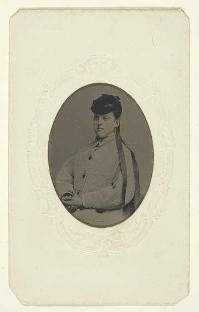 Senza titolo (Ritratto di una donna con cappello) da Unknown