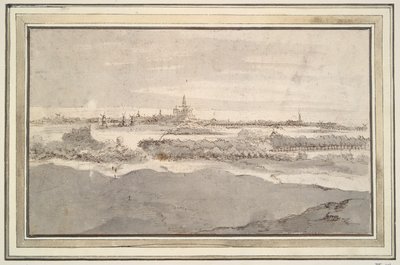 Veduta di Haarlem da nord-ovest da Unknown