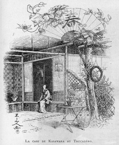 Esposizione Universale del 1889 a Parigi: il caso di Kasawara al Trocadero da Unknown artist