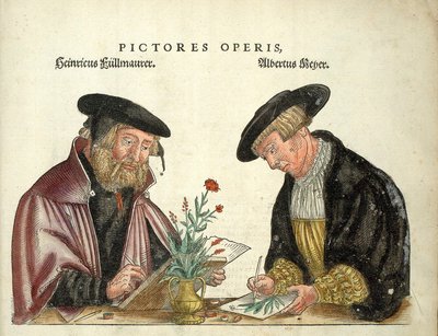 2 artisti che illustrarono il libro, Albert Meyer e Veit Rudolph Speckle, 