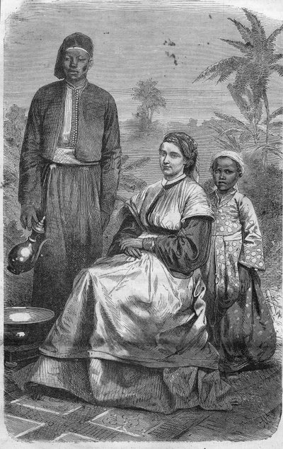 Alexandrine Petronella Francina Tinne (1839-1869), viaggiatrice olandese, assassinata in Africa centrale dai Tuareg da Unknown artist