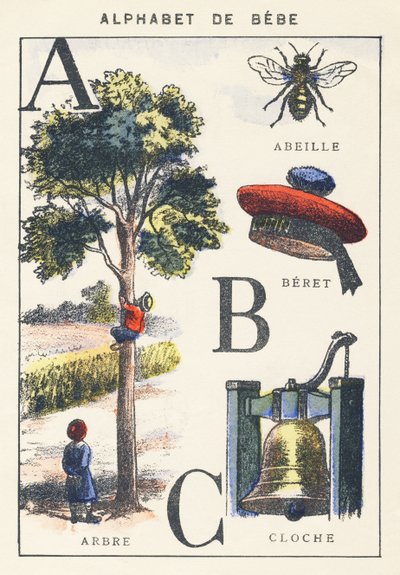Albero, ape, berretto, campana da Unknown artist