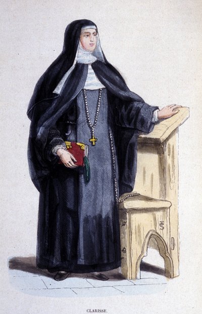 Una Clarissa, religiosa dell