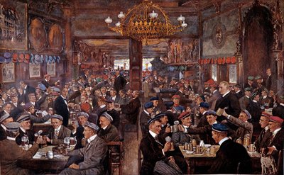 Una fabbrica di birra a Lipsia (Germania) da Unknown Artist