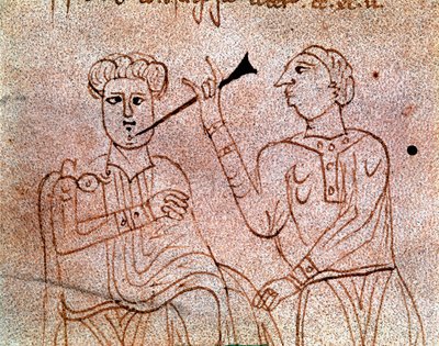 Un chirurgo dentale opera un paziente in miniatura dal manoscritto 