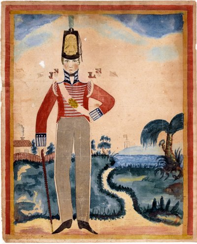 Un soldato del 7° Reggimento di Fanteria (Royal Fusiliers) nei Caraibi da Unknown artist