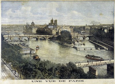Una vista di Parigi - in “Il Piccolo Giornale” da Unknown artist