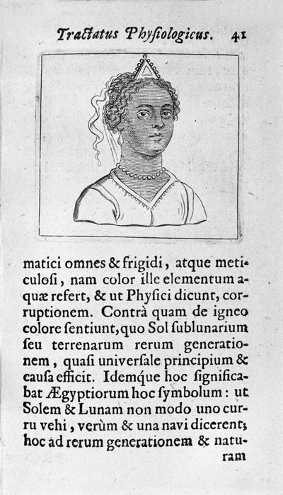 Una donna ha la pelle nera. Pagina tratta da 