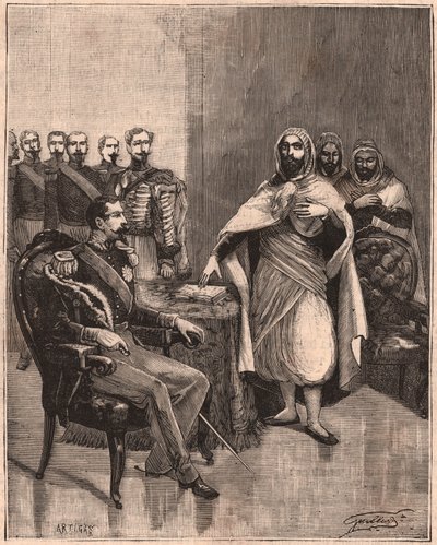 Abd El Kader e Napoleone III da Unknown