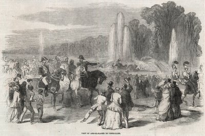 Abd al Qadir (1808-1883), combattente per la libertà algerino, con il ministro della guerra Alphonse Henri d
