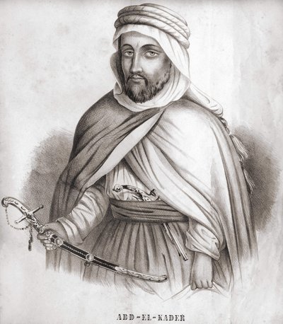 Abd el Kader (1807 - 1883), emiro arabo dell