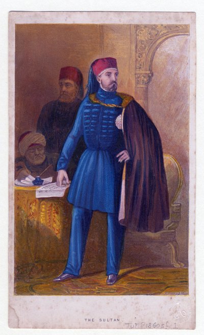 Abdulmecid I (Abdul Medjid, Abdul-Medjid) - Sultano Abdulmecid I (1823-1861) da Unknown artist