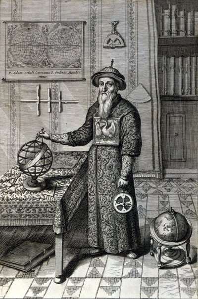 Adam Schall, astronomo (1592-1666) in costume mandarino nell