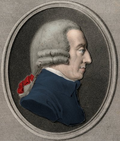 Adam Smith 1723-1790 - incisione - XIX secolo da Unknown artist