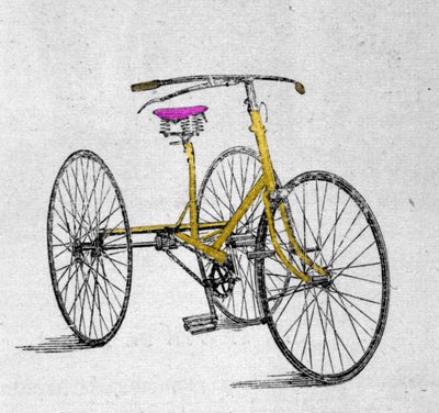 Modello avanzato di triciclo da Unknown artist