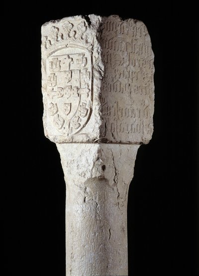 Arte africana: dettaglio di un pilastro di possesso noto come Sant
