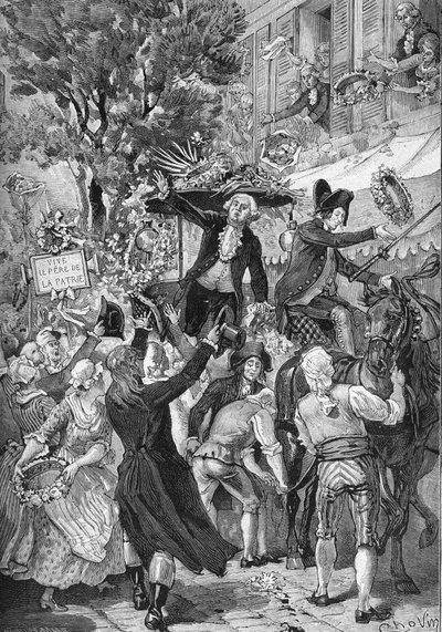 Aix en Provence (Aix-en-Provence), Bouches du Rhône (13) (1789): Honoré Gabriel (Honoré-Gabriel) Riqueti, Conte di Mirabeau (1749-1791) durante la sua elezione a deputato all