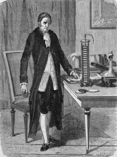 Alessandro Volta costruì, nel dicembre 1799, il motore elettrico (o batteria). In 