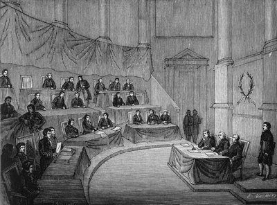 Alessandro Volta legge davanti all