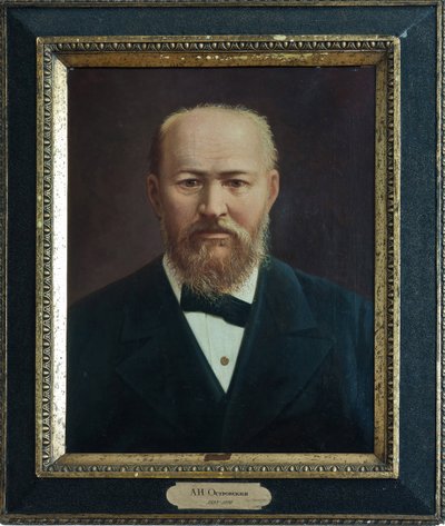 Ritratto del drammaturgo Alexander N. Ostrovsky da Unknown artist