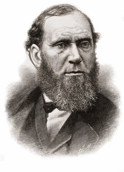 Allan Pinkerton (1819-1884), detective americano di origine scozzese da Unknown artist