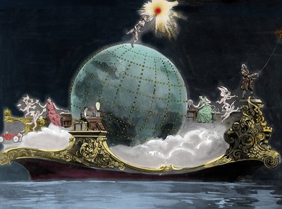 Allegoria sul progresso della scienza e della tecnologia legata all
