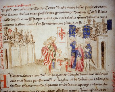 Alleanza del re di Francia, Carlo VI, con il comune di Firenze nel 1396 - in 