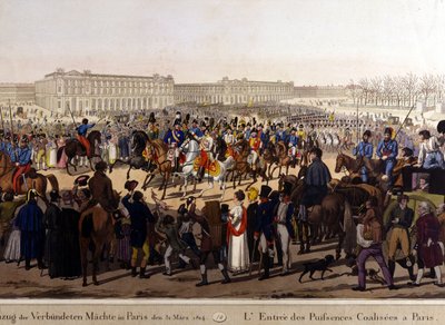 Gli Alleati entrano a Parigi il 31 marzo 1814 (Russia Alessandro I, l