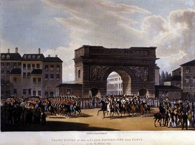 Gli alleati entrano a Parigi il 31 marzo 1814 (Russia Alessandro I, l