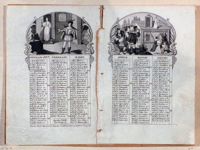 Calendario almanacco dell