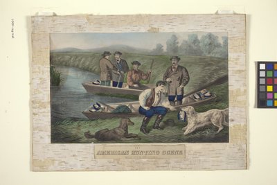 Scena di Caccia Americana da Unknown artist